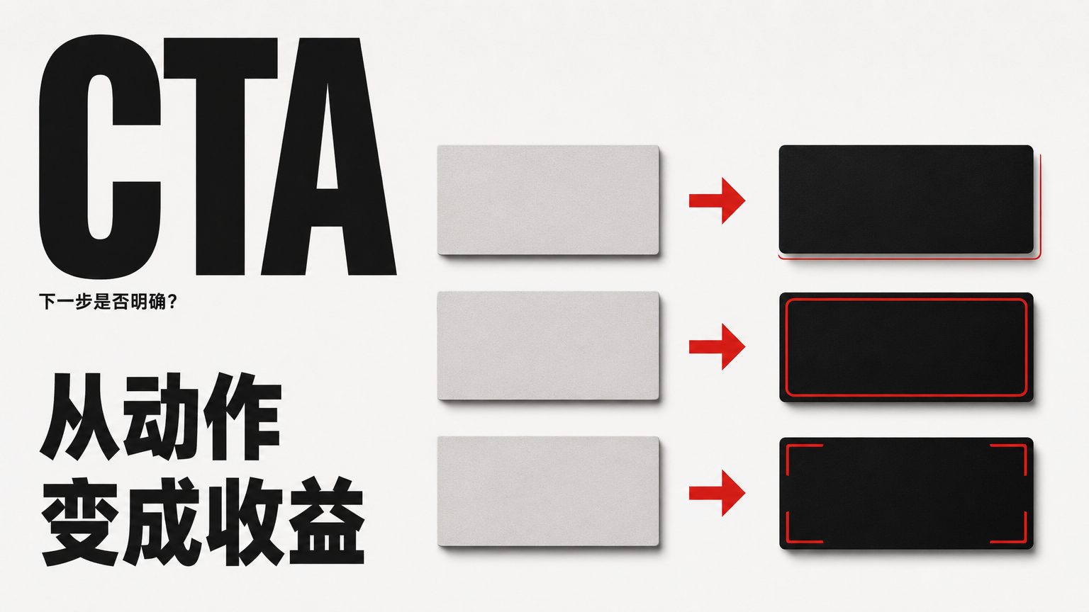 好的 CTA 不只是让用户点击，而是让用户知道点击后能得到什么。