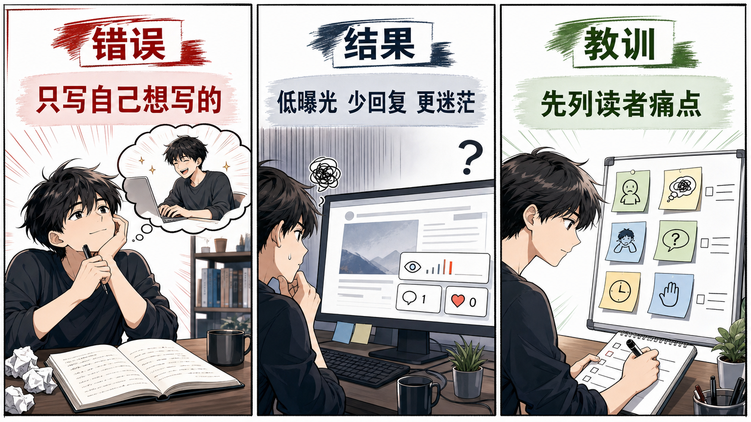 好复盘不是说“我失败了”，而是说清楚失败如何发生。