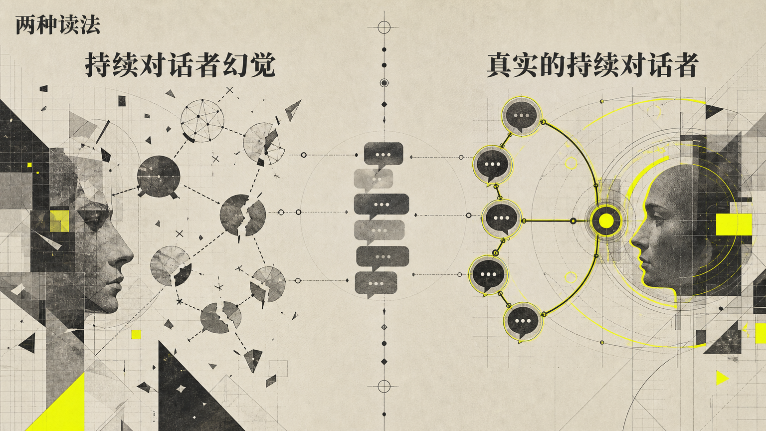 核心争议是：用户是否只是误以为有一个持续存在的对象？