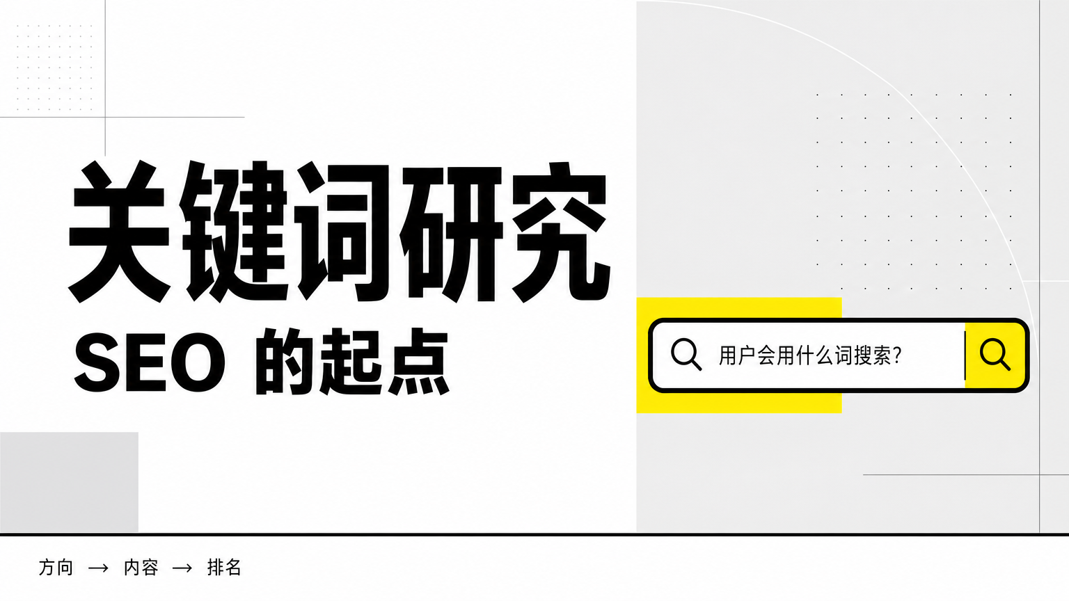 做 Google SEO，第一步是知道用户会用什么词搜索你的产品、服务或内容。