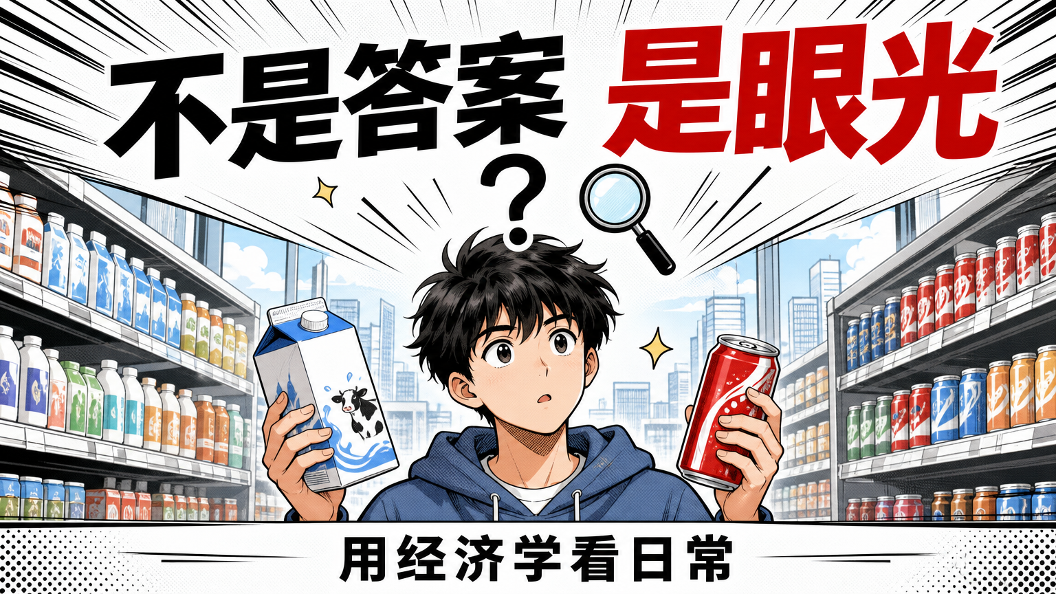 《牛奶可乐经济学》的核心价值，是训练用经济学观察日常生活。