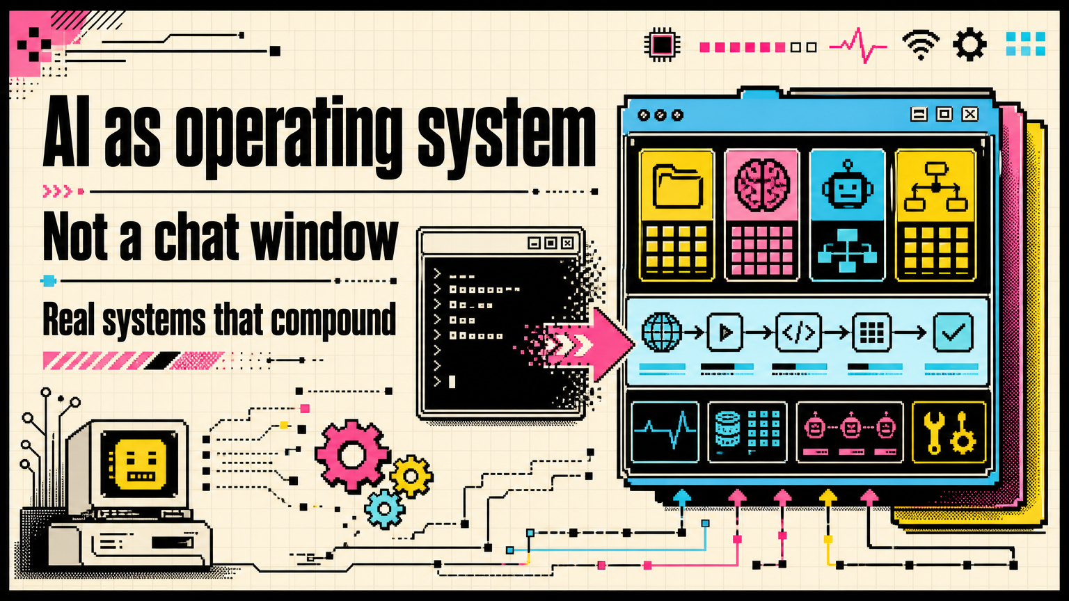 The source argues that personal AI changes when it becomes an operating system for real, compounding workflows.