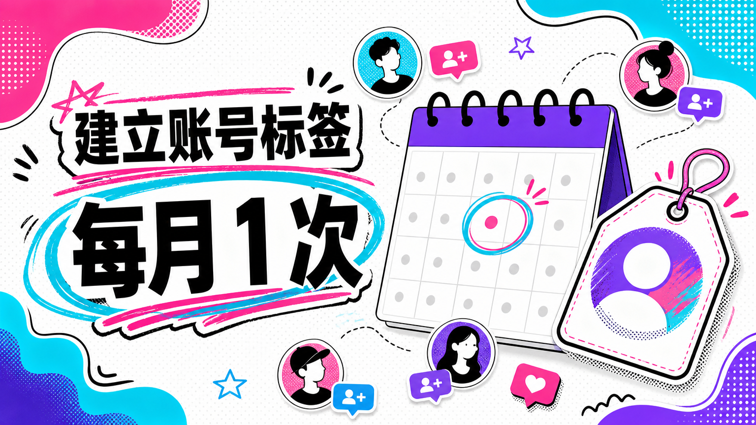 一句话定位贴适合用来建立账号标签，推荐每月 1 次。