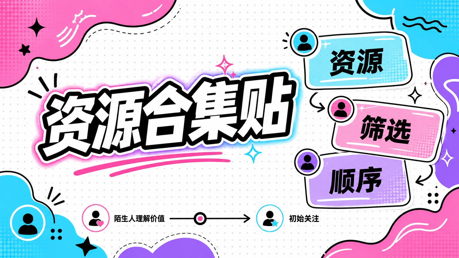 资源合集贴适合在冷启动阶段提升账号的实用价值和专业感。