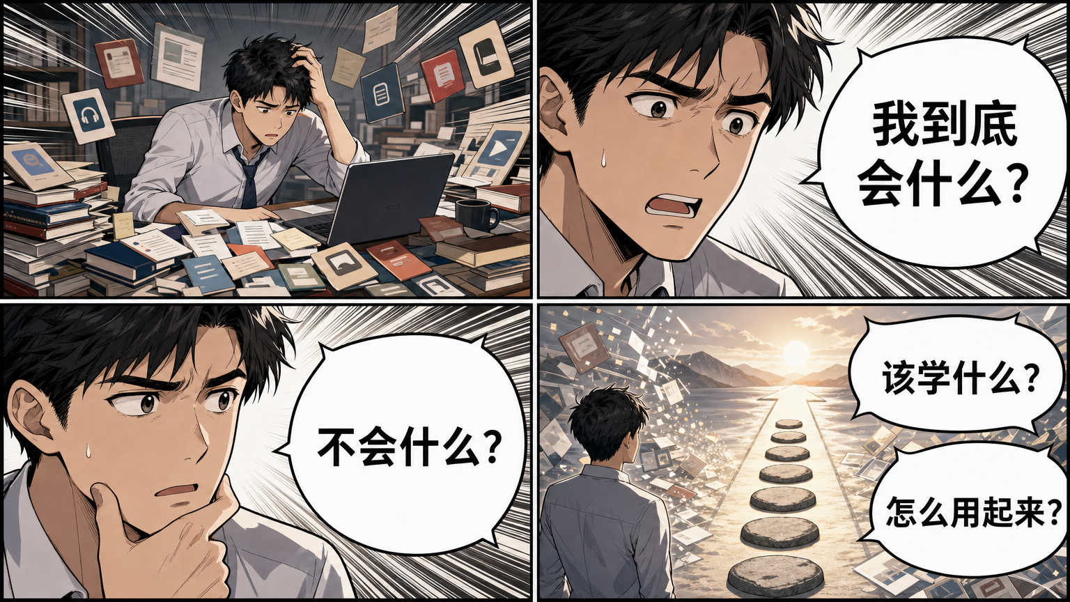 学习的第一步，是把模糊焦虑变成清晰问题。