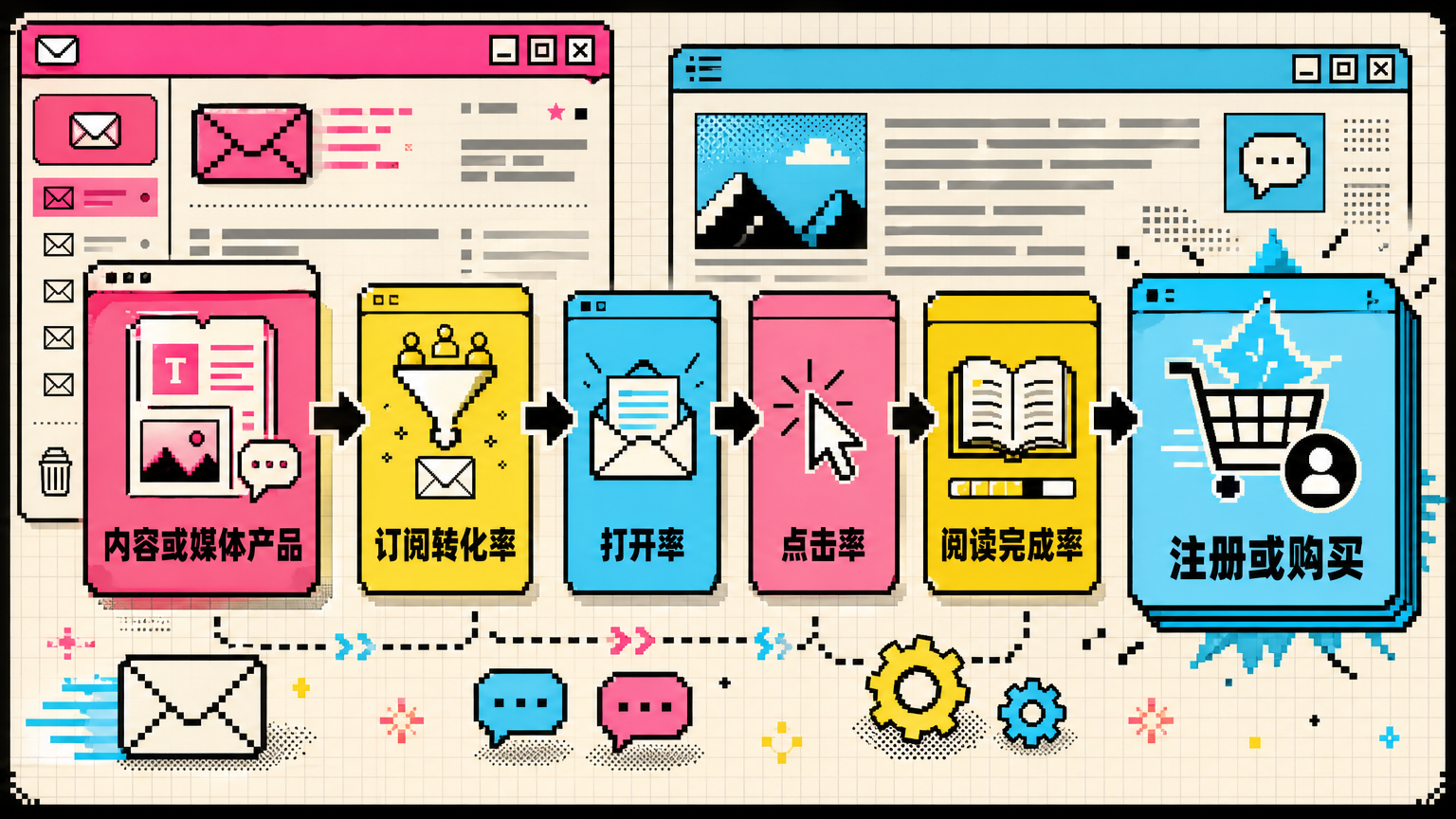 Newsletter、博客、教程站、社区，要看内容是否带来持续阅读、回访和转化。